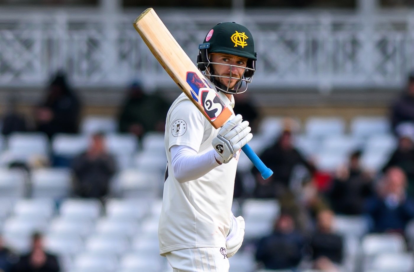 Clarke century steers Notts as Worrall takes five