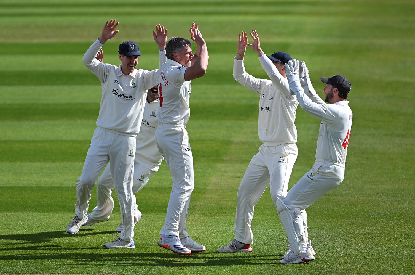 Glamorgan seamers prosper on damp day in Birmingham