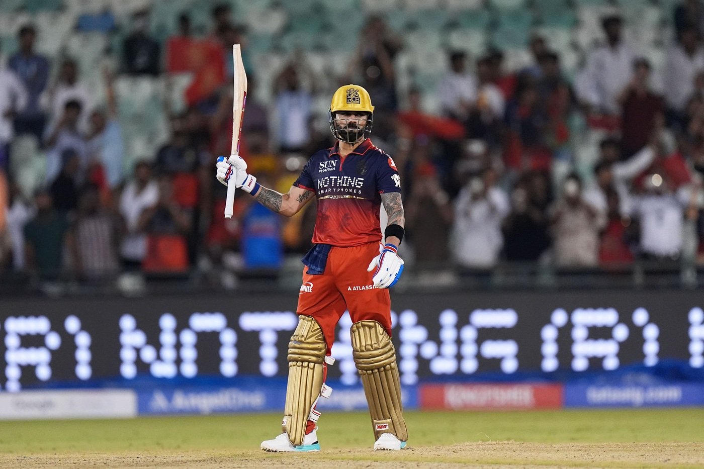 Kohli's ninth IPL hundred powers RCB to the top