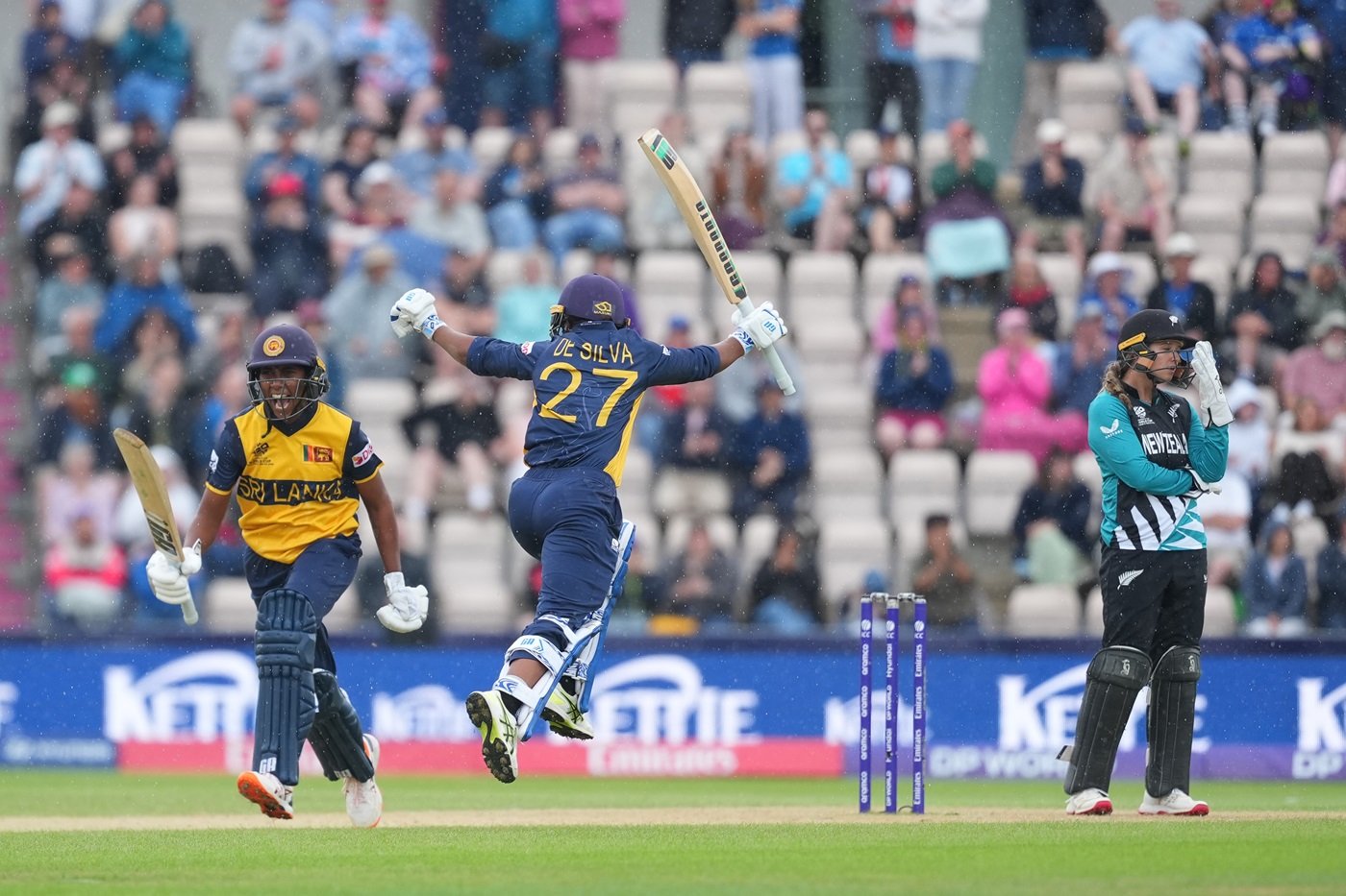 Nilakshika, Nuthyangana stun NZ to seal famous win for Sri Lanka
