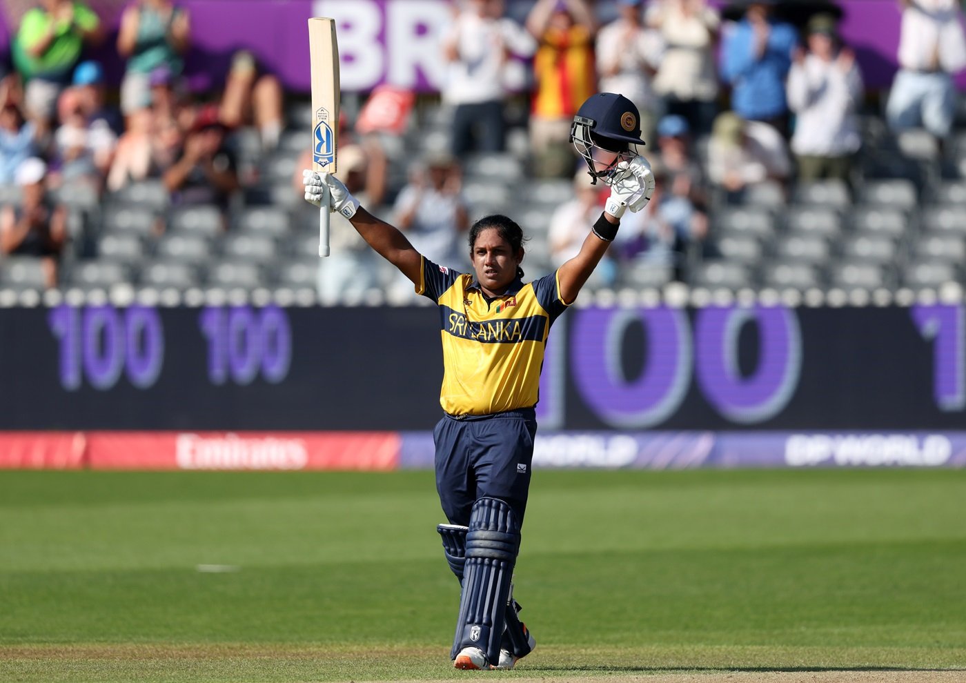 Athapaththu ton revives SL's semi-final hopes