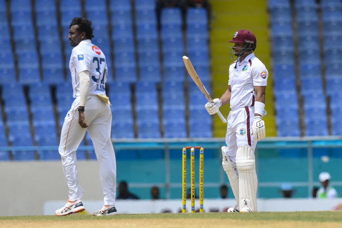 Campbell, King give WI near-perfect session