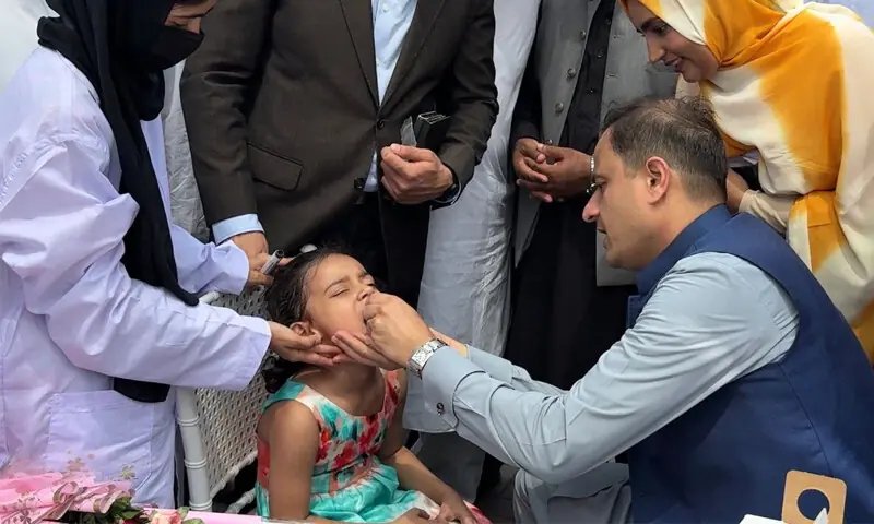 Polio vaccine booster drive launched in Karachi