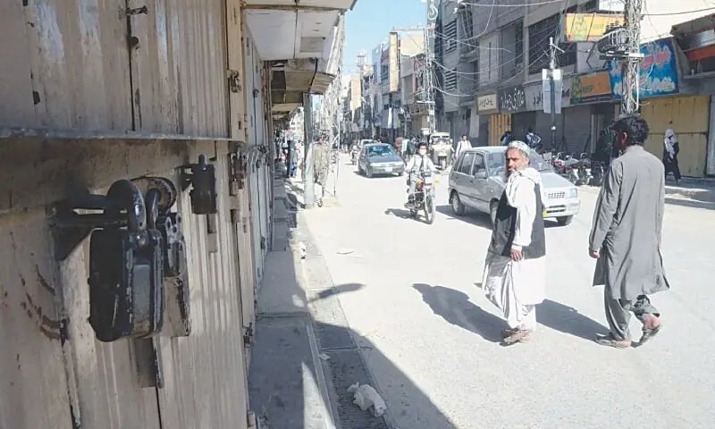 Traders demand end to ‘smart lockdown’ in Balochistan