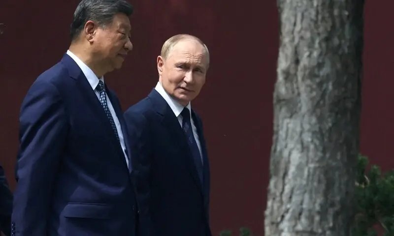Putin trip aims to show China ties unshakeable after Trump pomp