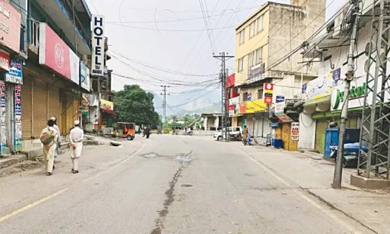 JAAC strike: Markets, streets deserted in AJK's Muzaffarabad but no demonstrations held