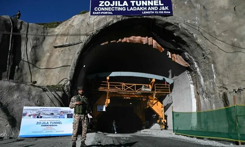 India nears completion of strategic Himalayan tunnel near China border