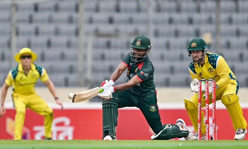 Bangladesh thrash Australia in rain-hit ODI series opener