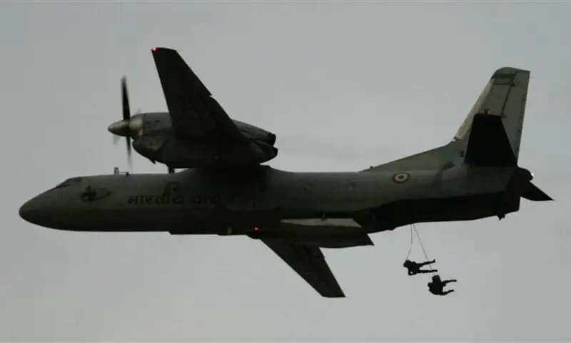 Five dead after Indian Air Force transport plane crashes in remote northeast