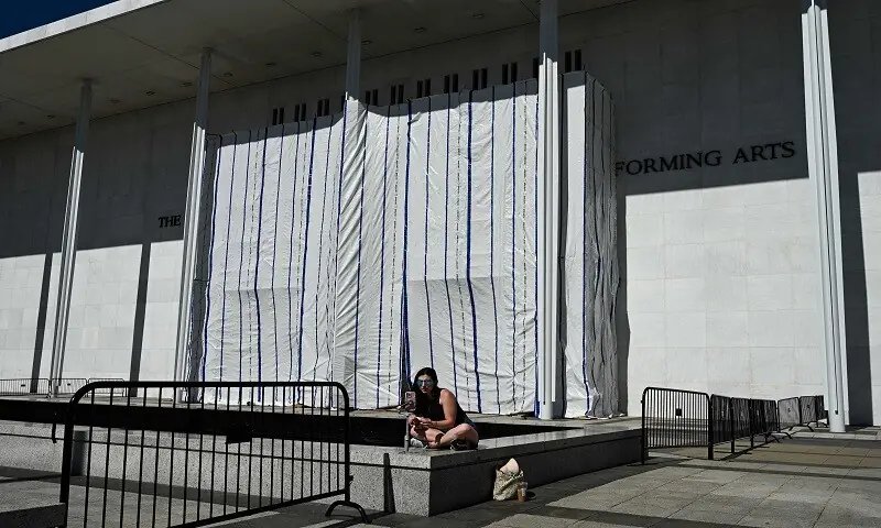 Trump's name removed from Washington arts center