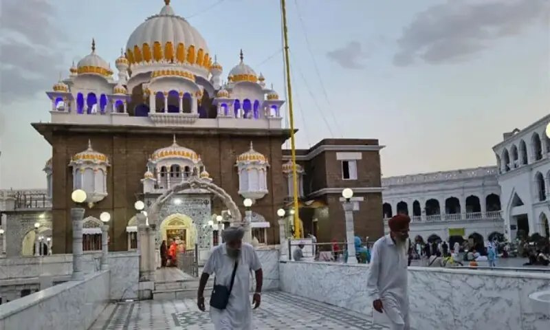 518 Indian Sikh pilgrims departed from Gurdwara Panja Sahib for Kartarpur