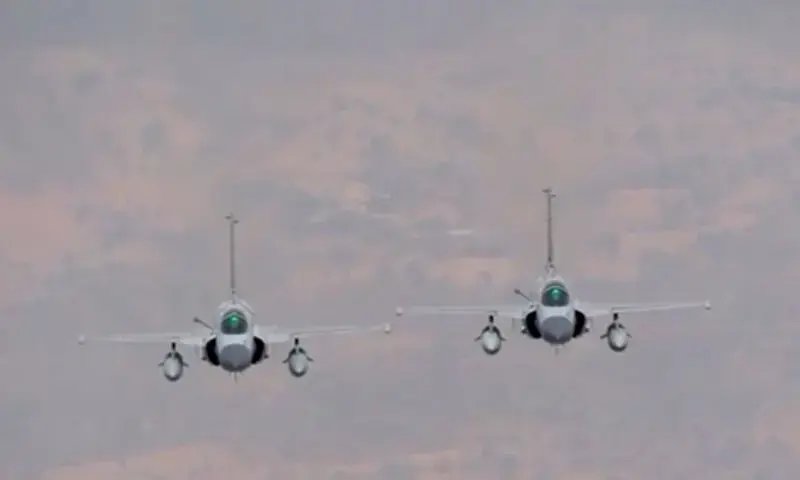 PAF trainer aircraft crashes near Mardan, both pilots martyred