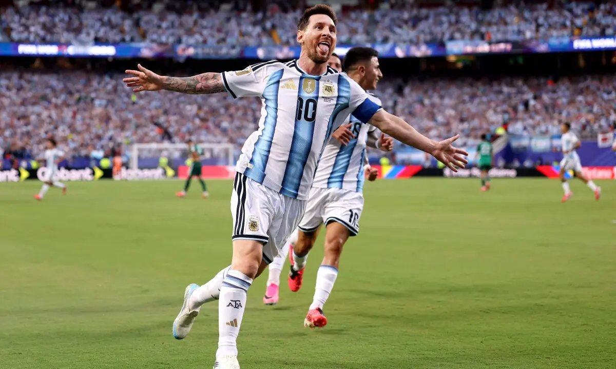 Lionel Messi World Cup hat-trick equals goalscoring record as Argentina beat Algeria