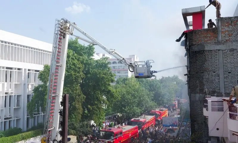 Fire at training centre in India's Lucknow kills at least 8, police say