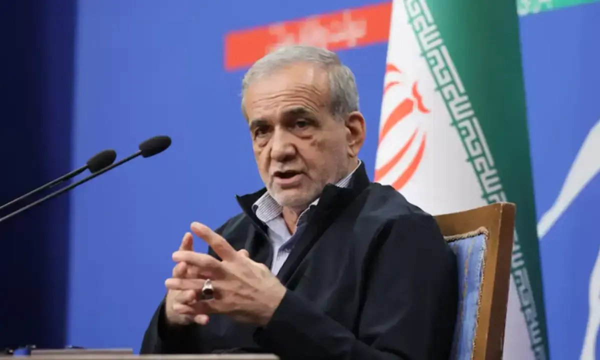 Iranian President Pezeshkian arrives in Pakistan on official visit