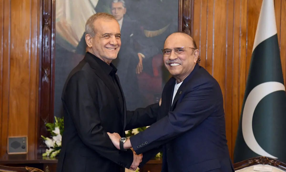 'Stay together in good and bad times': President Zardari voices support for Iran's peace in meeting with Pezeshkian