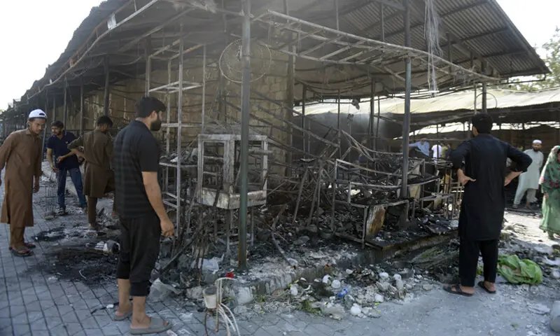 Committee formed to probe fire incident at H-9 Sunday Bazaar