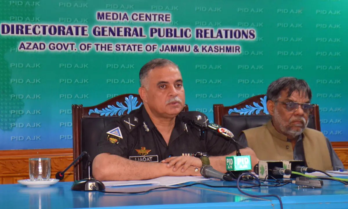 AJK police chief warns against disinformation amid standoff, denies curbs on goods transport