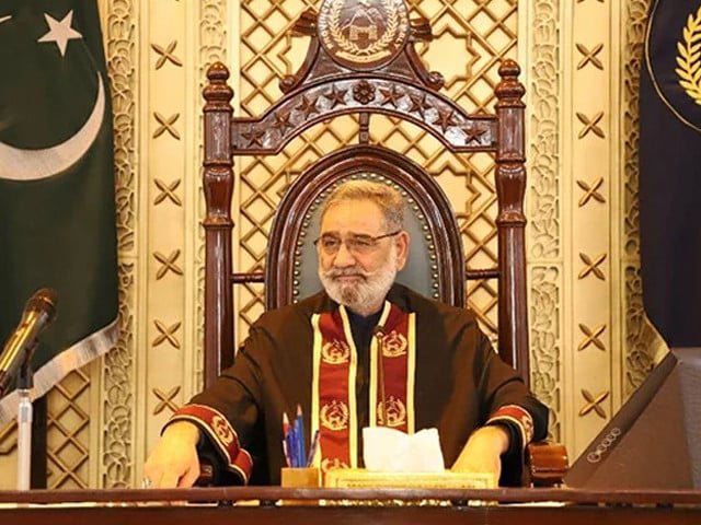 Speaker acts to maintain decorum in K-P Assembly