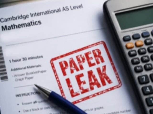 A-Level Mathematics paper reportedly leaked