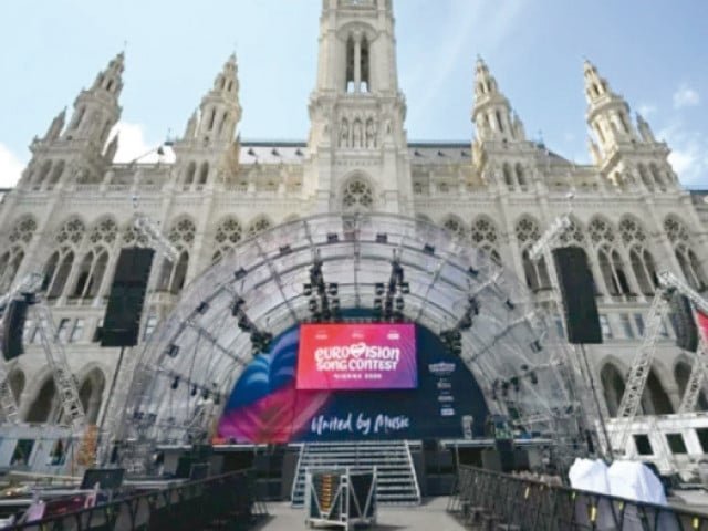 Vienna rolls out turquoise carpet as Eurovision begins