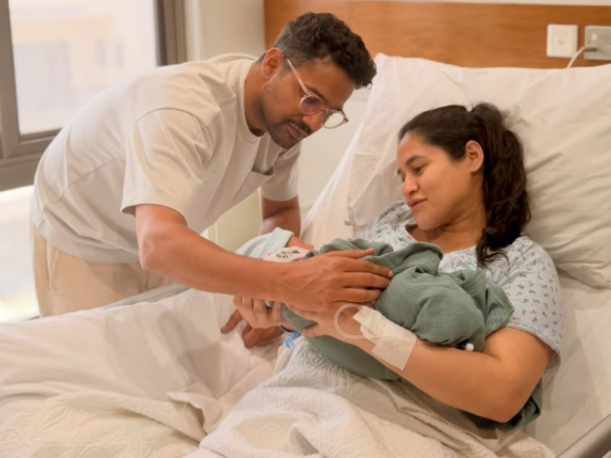 Ali Gul Pir announces birth of son Salar, calls wife greatest blessing
