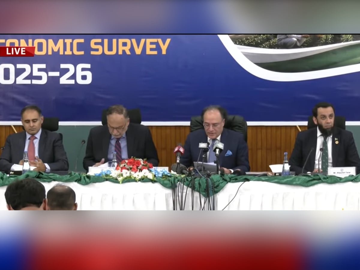 Despite war, tariffs and floods, Pakistan remained on growth path: Aurangzeb presents Economic Survey 2025-26