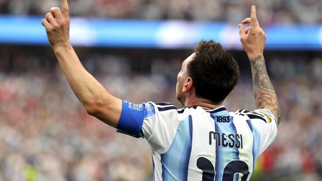 Magic Messi makes World Cup history