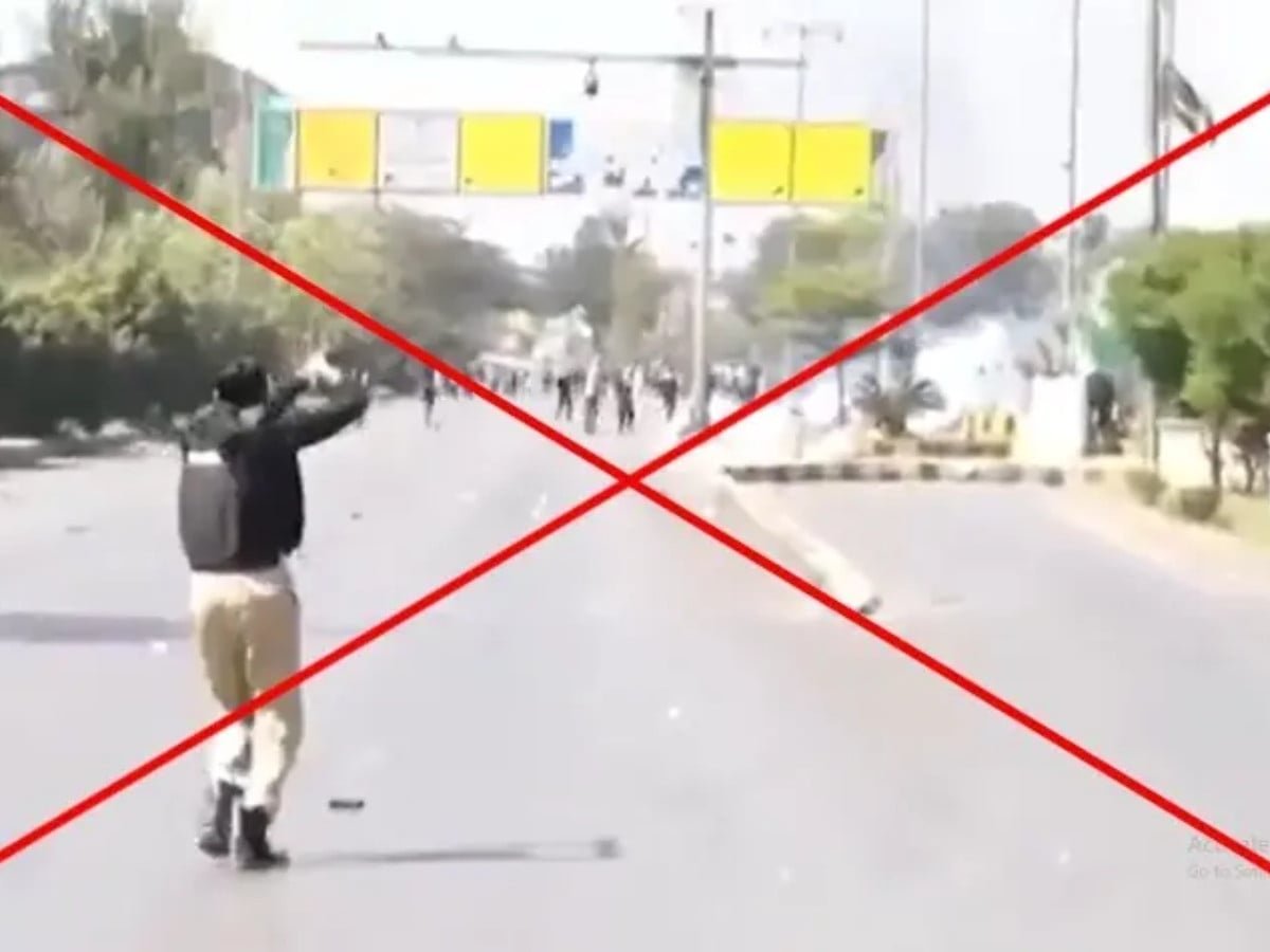 Fact check: Viral video does not show firing on protesters in AJK's Rawalakot; it's from protest outside US Consulate Karachi