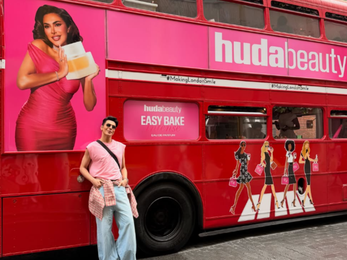 Ken Doll joins global beauty creators at Huda Beauty's London trip