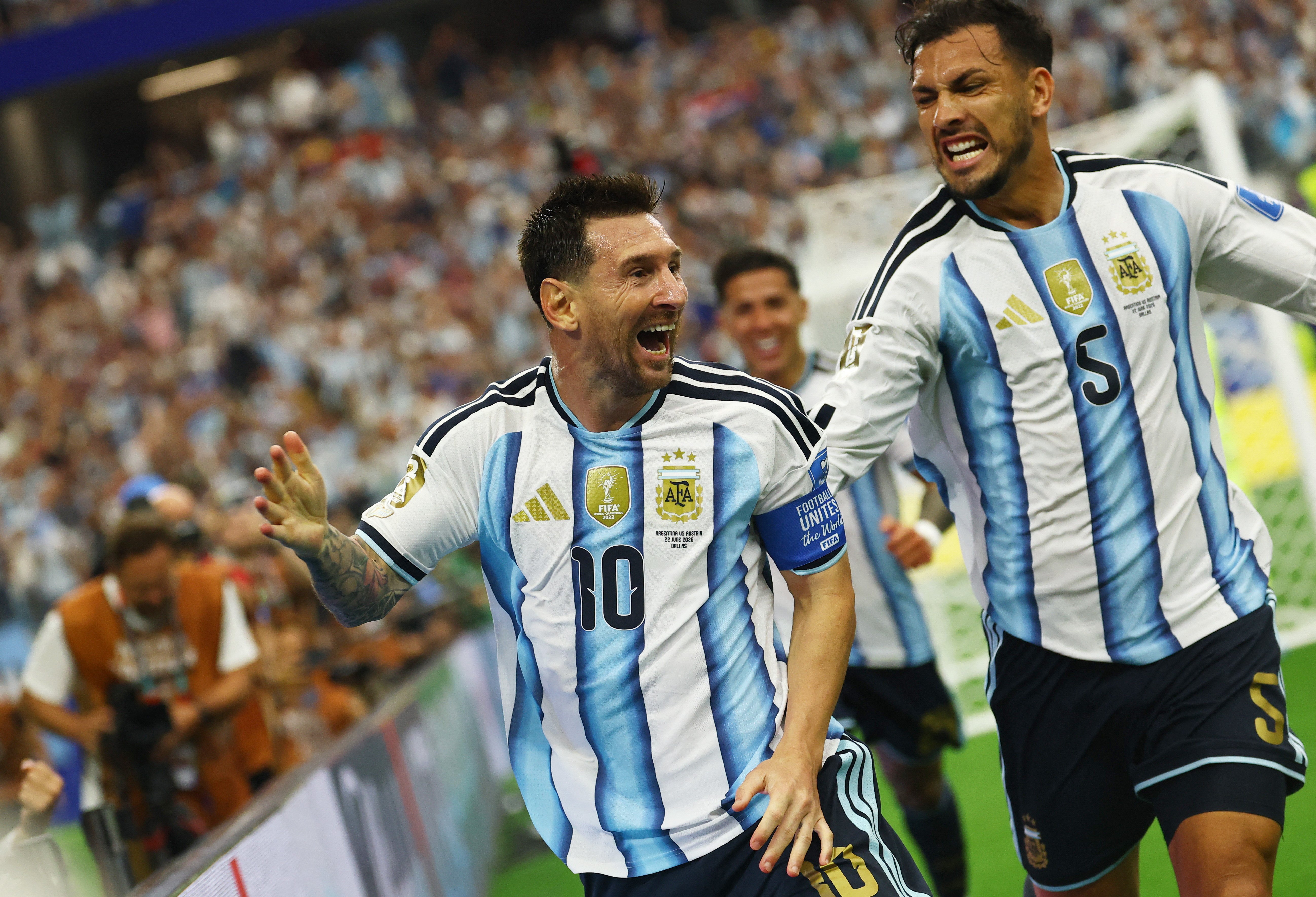 Messi breaks World Cup scoring record as Argentina seal knockout berth