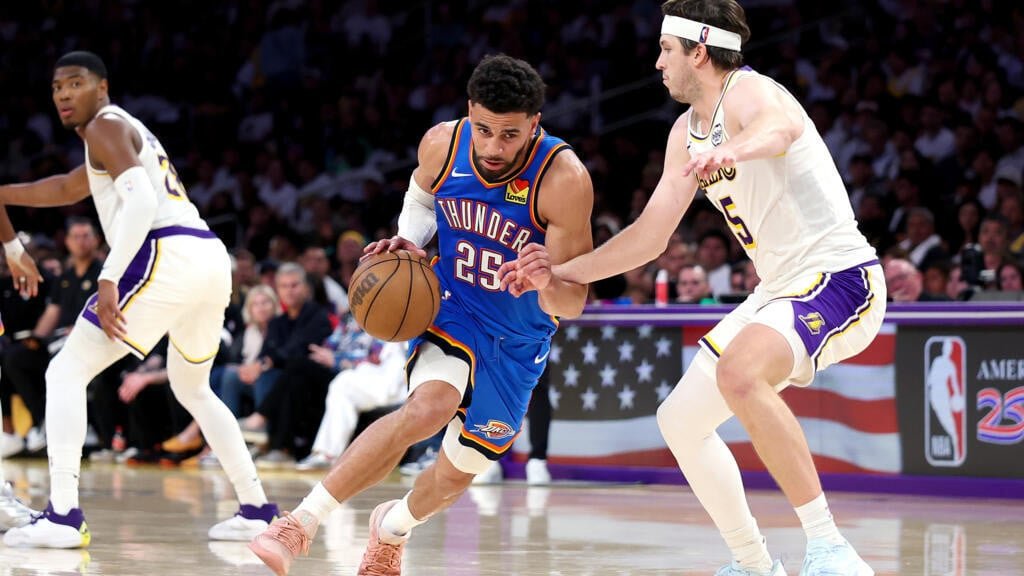 Thunder top Lakers for 3-0 NBA series lead, Cavs claw back against Pistons