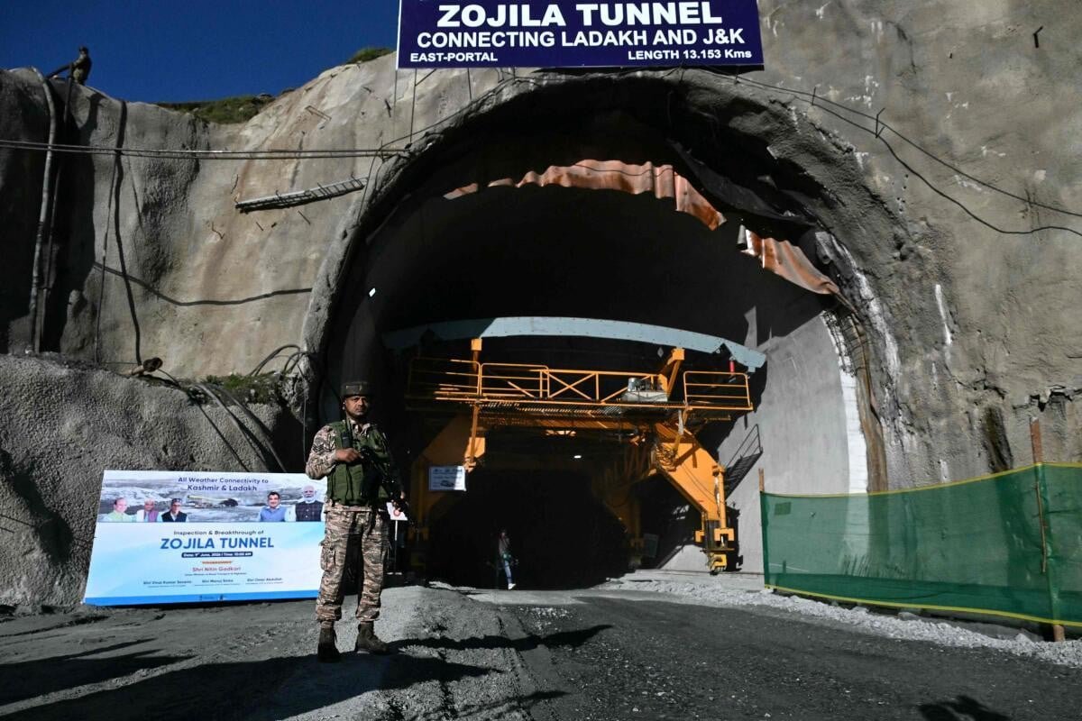 India breaks through Himalayan tunnel to China border zone