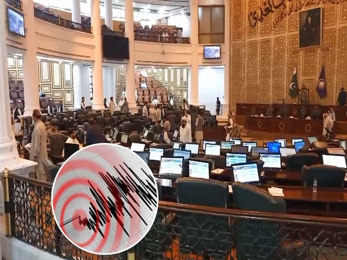پشاور؛ زلزلے سے خیبرپختونخوا اسمبلی میں بھگدڑ، اسلام آباد میں زلزلے کے جھٹکے