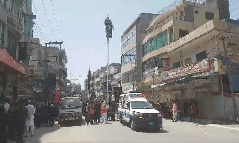 سی ٹی او لاہور کا جلوس کے روٹس کا دورہ، انتظامات کا جائزہ
