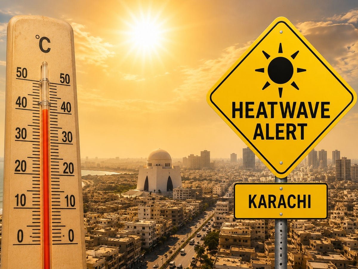 کراچی سمیت سندھ میں شدید ہیٹ ویو کا الرٹ، درجہ حرارت 51 ڈگری تک جانے کا امکان